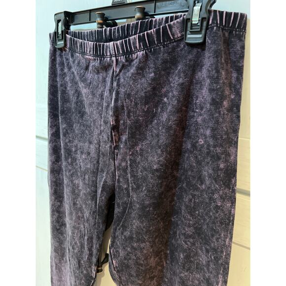 Zenana Leggings Womens 1X Pink Jean Look Jeggings Cotton Spandex Stretch Pants - Picture 2 of 8